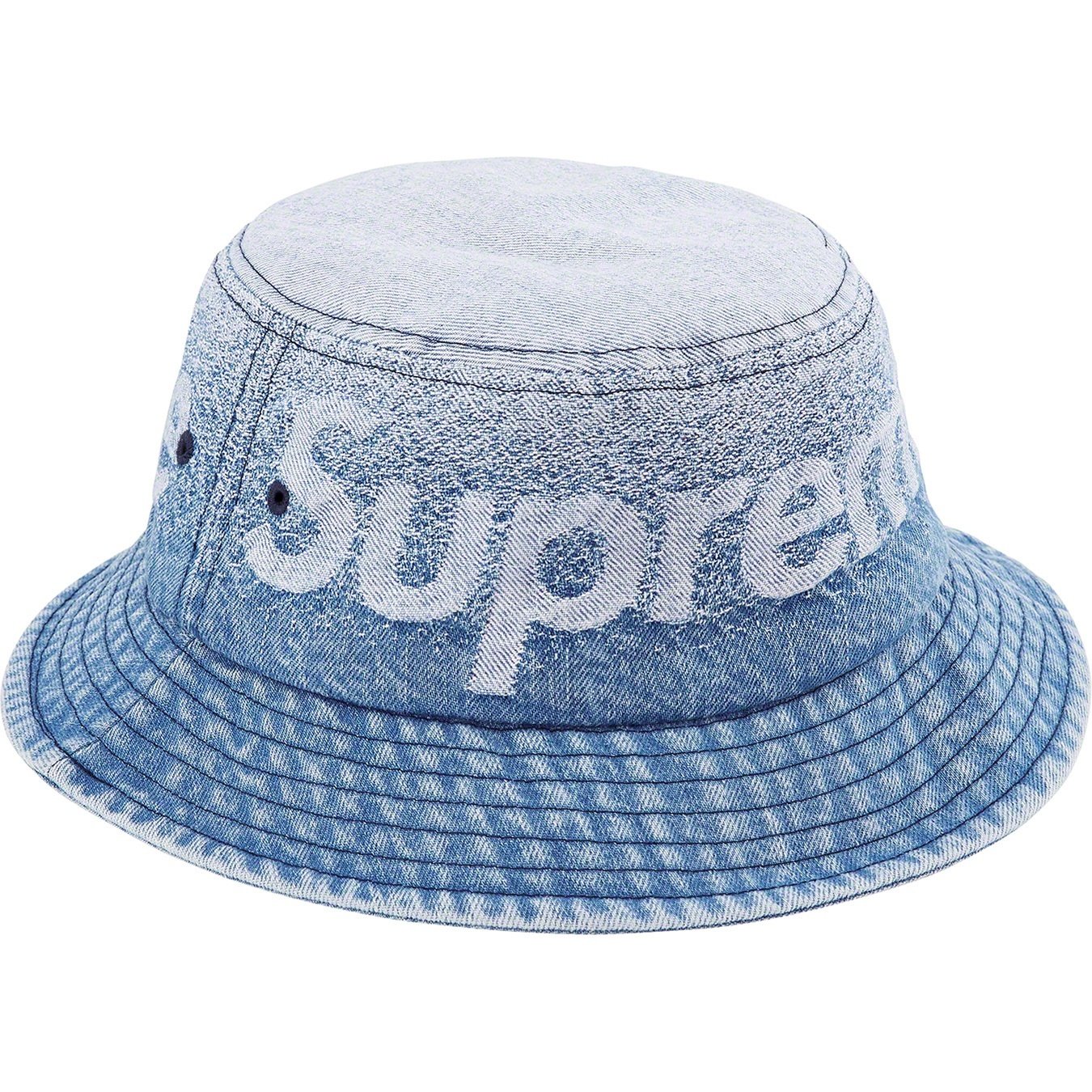 Supreme Fade Jacquard Denim Crusher (SS22) - Blue - $58