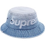 Supreme Fade Jacquard Denim Crusher (SS22) - Blue