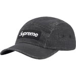 Supreme Coated Cordura Camp Cap (SS22) - Black