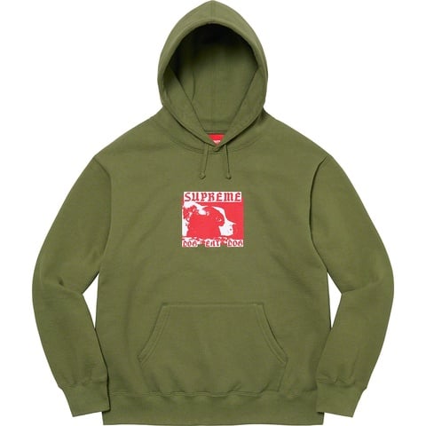 Supreme Dog Eat Dog Hooded Sweatshirt - Olive