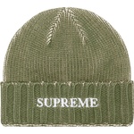 Supreme Overprint Beanie (SS22) - Olive