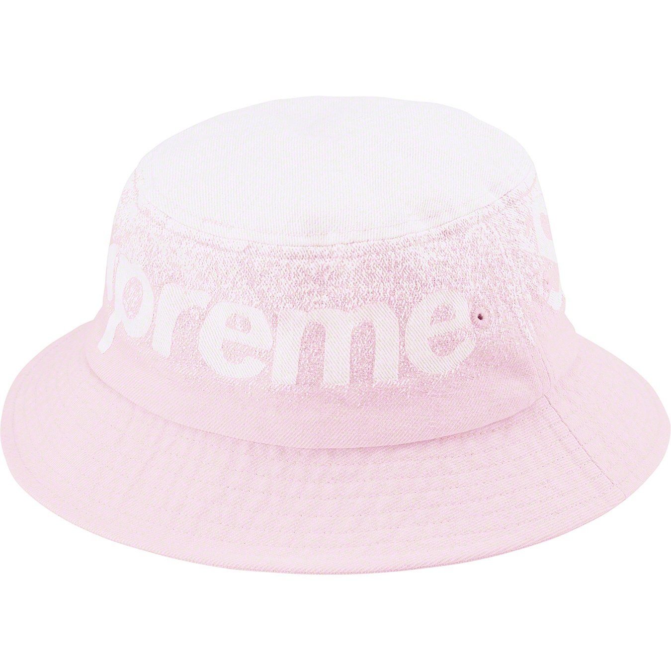 Supreme Fade Jacquard Denim Crusher (SS22) - Pink - $58