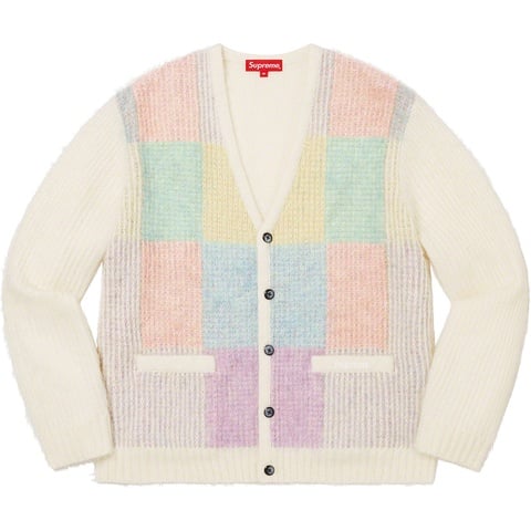 Brushed Grid Cardigan - spring/summer 2022 - Supreme
