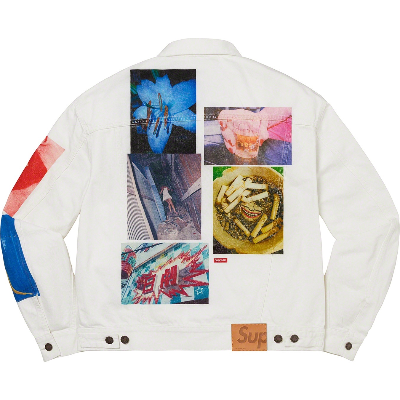 Supreme Daidō Moriyama Denim Trucker Jacket (SS22) - White - $268