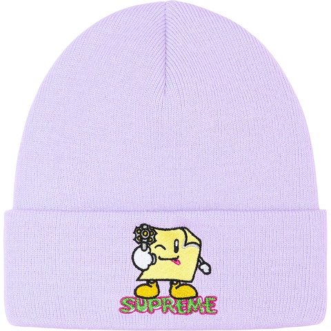 Supreme Sticky Note Beanie - Lavender