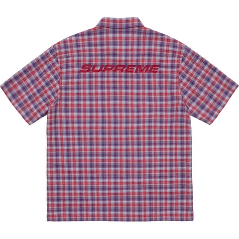 Supreme Plaid S/S Shirt - Red