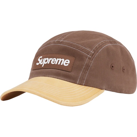 帽子 Supreme 2-Tone Twill Camp Cap Supreme-2-Tone-Camp-Cap-White.