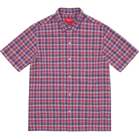 Supreme Plaid S/S Shirt - Red