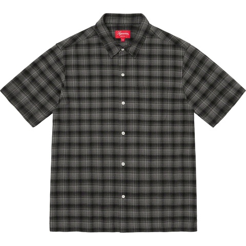 Supreme Plaid S/S Shirt - Black