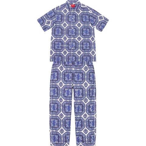 Supreme Regency Pajama Set - Blue