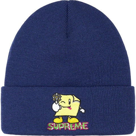 Supreme Sticky Note Beanie - Navy