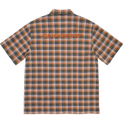 Supreme Plaid S/S Shirt - Orange