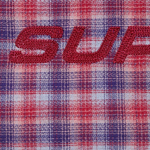 Supreme Plaid S/S Shirt - Red