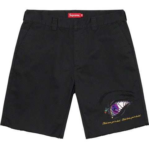 Supreme Aeon Flux Work Short - Black