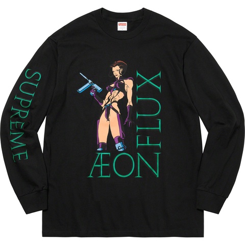 Supreme Aeon Flux L/S Tee - Black