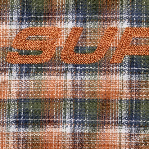 Supreme Plaid S/S Shirt - Orange