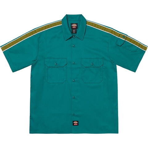 Supreme Supreme®/Dickies® Stripe S/S Work Shirt - Teal