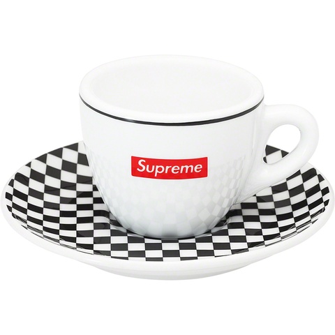 Supreme Supreme®/IPA Porcellane Aosta Espresso Set (Set of 2) - Black