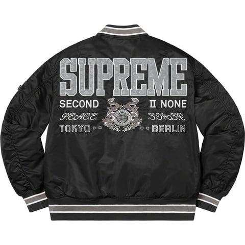 Second To None MA-1 Jacket - spring/summer 2022 - Supreme