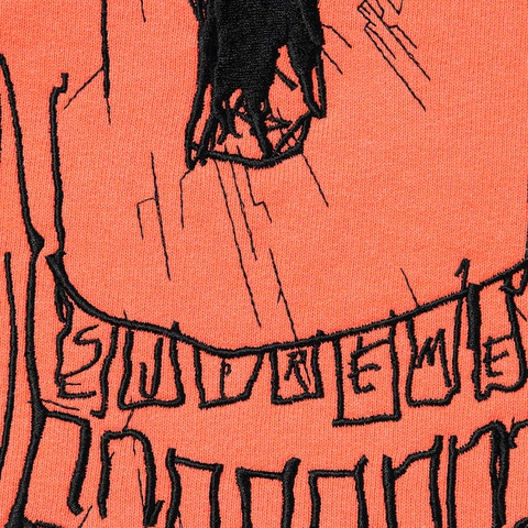 Supreme Ralph Steadman Skull Hooded Sweatshirt - Apricot