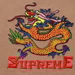 Supreme Dragon Hooded L S Top (SS22) - Light Brown
