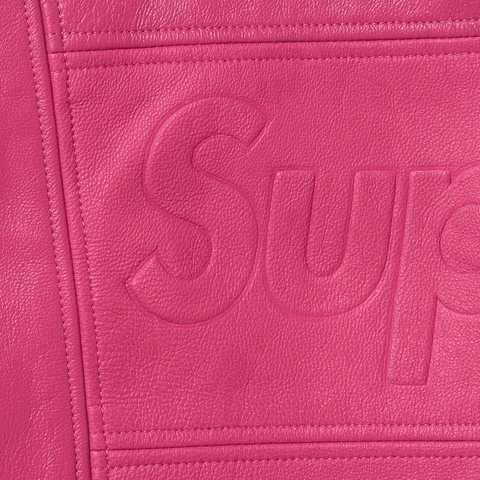 Supreme GORE-TEX Leather Jacket - Magenta