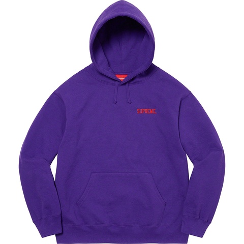 Supreme Ralph Steadman Skull Hooded Sweatshirt - Purple