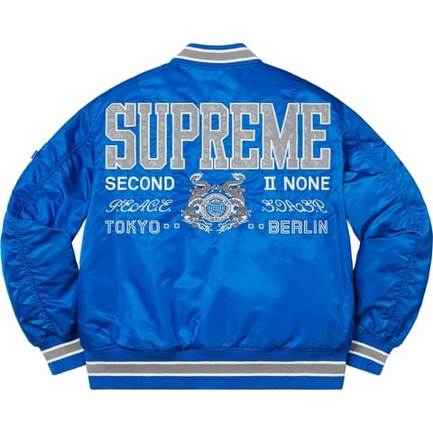 Second To None MA-1 Jacket - spring/summer 2022 - Supreme