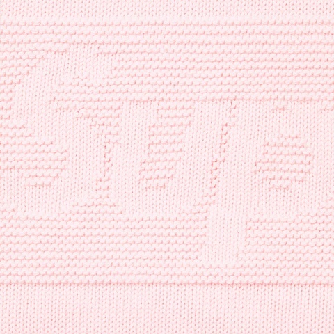 Supreme Tonal Paneled Sweater - Pink