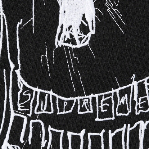 Supreme Ralph Steadman Skull Hooded Sweatshirt - Black