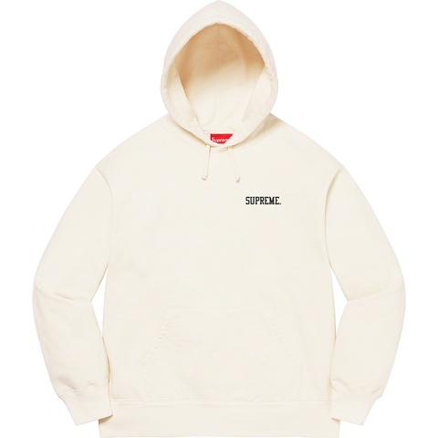 Supreme Ralph Steadman Skull Hooded Sweatshirt - Natural