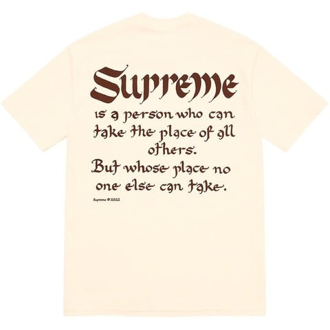 Person Tee - spring/summer 2022 - Supreme