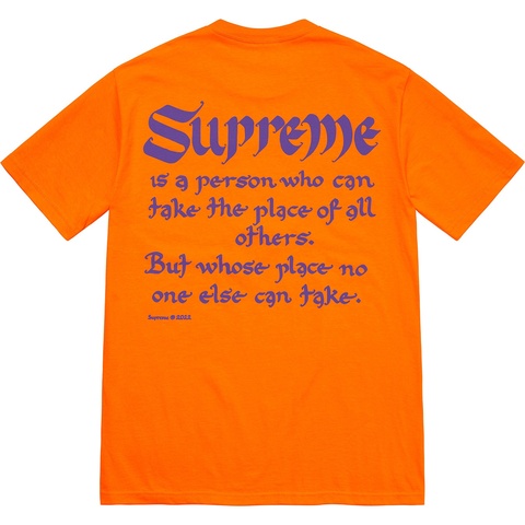 Person Tee - spring/summer 2022 - Supreme