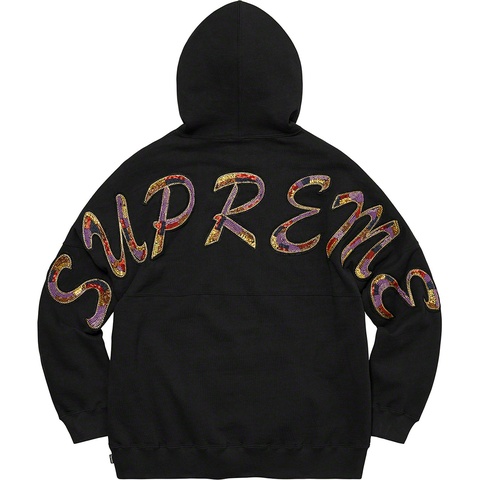 Supreme Beaded Hooded Sweatshirt - Black