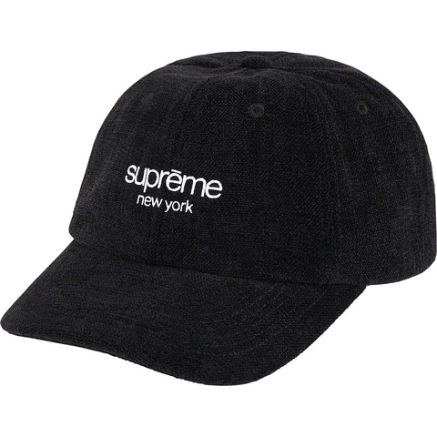 Supreme Chenille 6-Panel - Black