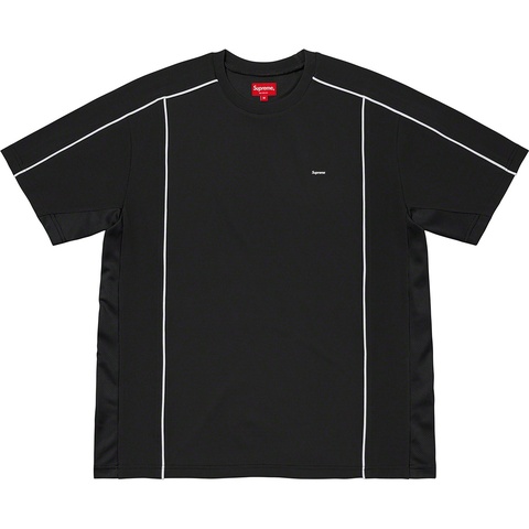 Supreme Mesh Panel S/S Top - Black