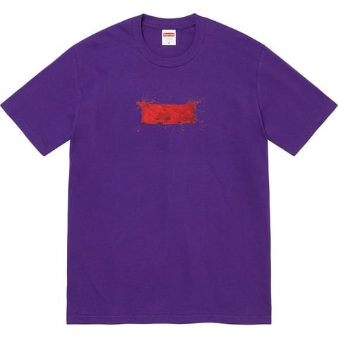 Supreme Ralph Steadman Box Logo Tee - Purple