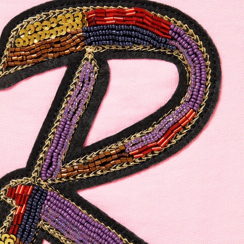 Supreme Beaded Hooded Sweatshirt - Light Pink