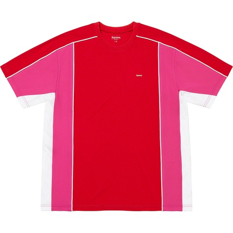 Supreme Mesh Panel S/S Top - Red
