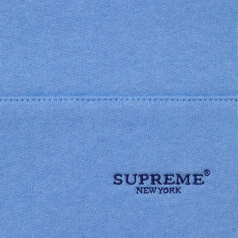 Supreme Micro Logo Hooded Sweatshirt - Light Blue
