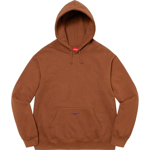 Micro Logo Hooded Sweatshirt - spring/summer 2022 - Supreme
