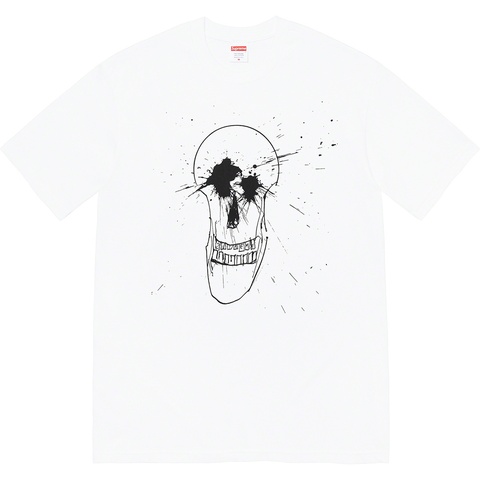 Supreme Ralph Steadman Skull Tee - White
