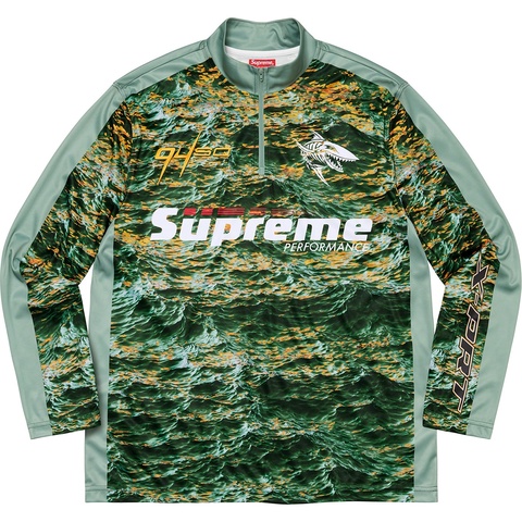 Waves Zip Pullover - spring/summer 2022 - Supreme