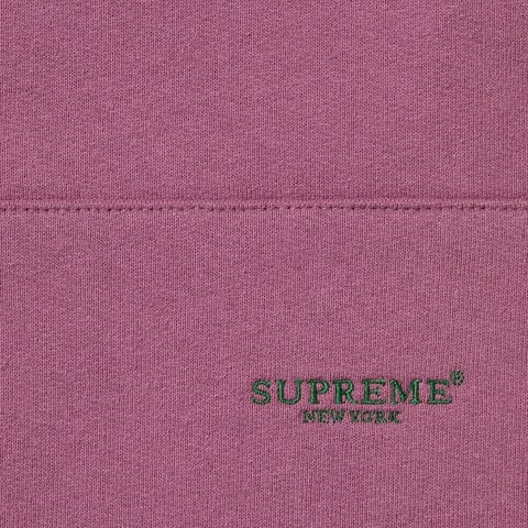 Supreme Micro Logo Hooded Sweatshirt - Dusty Plum