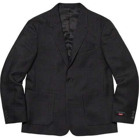 Supreme Tartan Wool Suit - Black