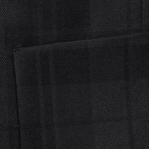 Supreme Tartan Wool Suit - Black