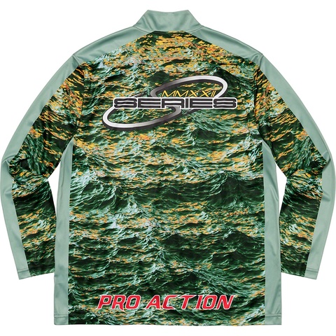 Waves Zip Pullover - spring/summer 2022 - Supreme