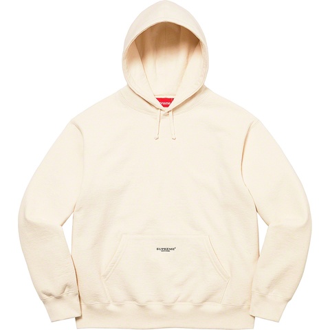 Micro Logo Hooded Sweatshirt - spring/summer 2022 - Supreme