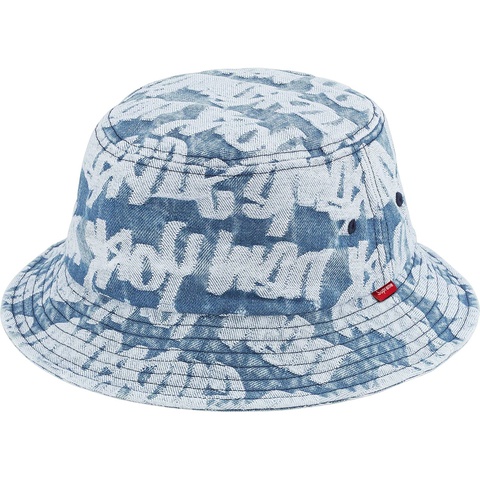 Supreme Fat Tip Jacquard Denim Crusher - Blue