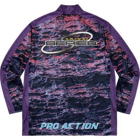 Waves Zip Pullover - spring/summer 2022 - Supreme